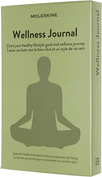 Caiet cu copertă tare Moleskine Passion - Wellness, verde
