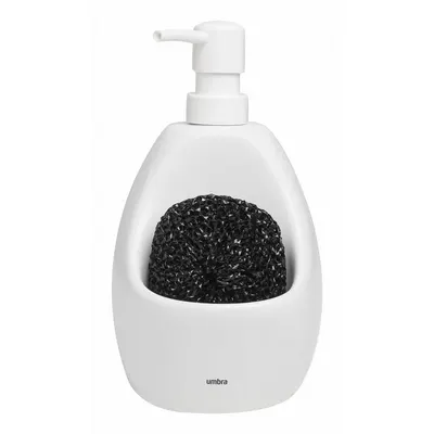 Dozator de săpun lichid alb din ceramică 590 ml Joey – Umbra