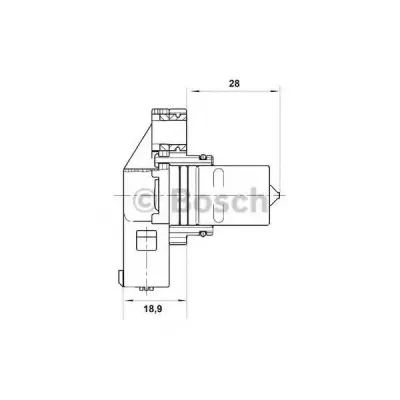 Senzor, pozitie ax cu came BOSCH 0 265 001 187