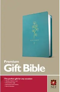 Premium Gift Bible NLT (Red Letter, Leatherlike, Teal)