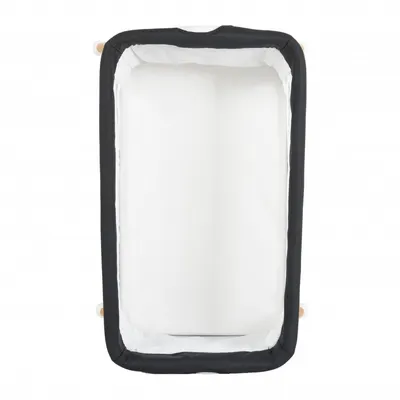 Patut pentru bebelusi Moni Kalinihta Premium Black 90x53x74 cm, cu suport pentru accesorii,plasa insecte si saltea inclusa, recomandat de la nastere pana la o greutate de maxim 11 kg