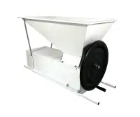 Eno 3 smalto manual, zdrobitor desciorchinator struguri, Enoitalia, cuva si carcasa din tabla smaltuita, cuva cu valturi, productivitate 300-500 kg/h, productie Italia - Default Title