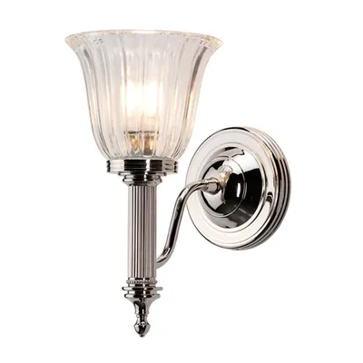 Aplica Carroll 1 Light – Polished Nickel