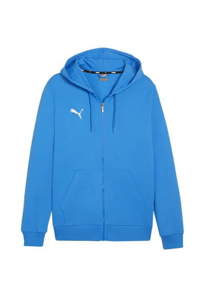 Hanorac barbati Puma Team Goal Casuals - bumbac - gluga ajustabila - Albastru