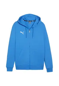 Hanorac barbati Puma Team Goal Casuals - bumbac - gluga ajustabila - Albastru