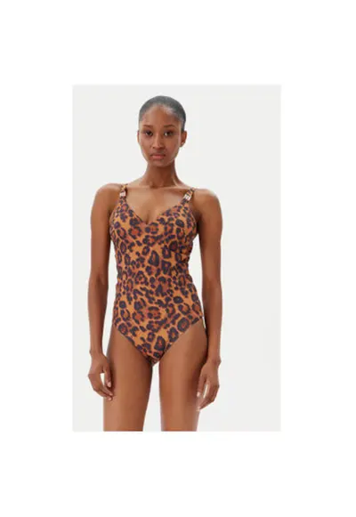 Costum de baie dama C17UUF A12 - Poliamida/Elastan - Maro - Maro
