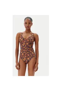 Costum de baie dama C17UUF A12 - Poliamida/Elastan - Maro - Maro
