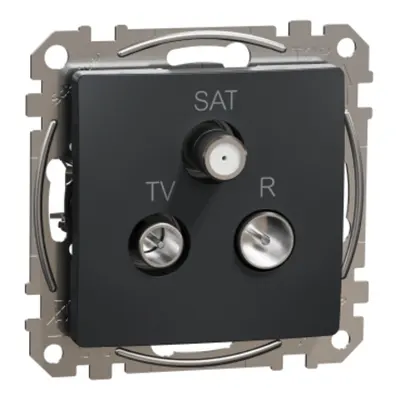 Sedna Design, Priza TV-R-SAT finala 4dB, antracit