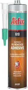 Lipici poliuretanic Akfix - 610 Pu Express, 310 ml, incolor