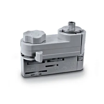 3PH- track adapter, alb, Serie albastru LINE ROUND