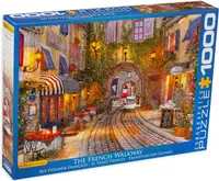 Puzzle Eurographics din 1000 de piese - Aleea pietonala franceza, Dominic Davison