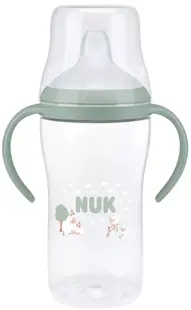 Biberon NUK Perfect Match - Cu duză de suc, TC, РР, 260 ml, oaie, verde