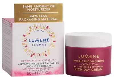 Lumene Lumo Vitality Cremă de zi revitalizantă Nordic Bloom, 50 ml