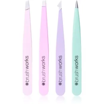 Brushworks Tweezer Set Pastel set pensete