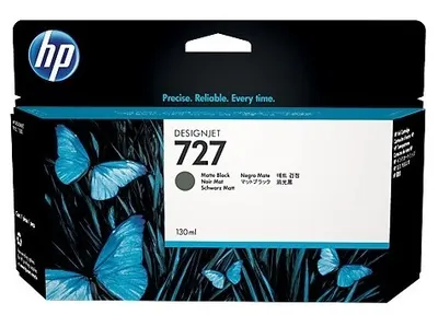 Cartuș de cerneală HP - 727, pentru Designjet t1500/t2500/t2530, Matte Black