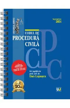 Codul de procedura civila Septembrie 2024 Ed. Spiralata