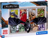 Puzzle Clementoni din 300 piese - Cum să-ți dresezi dragonul