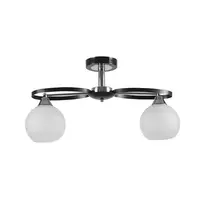 Lustra Moonlight Crom+Negru+Alb 2xE27 60W