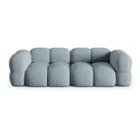 Canapea albastru-deschis 250 cm Loretto – Cosmopolitan Design