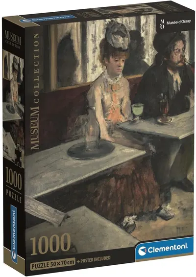 Puzzle Clementoni de 1000 piese - Doi în cafenea