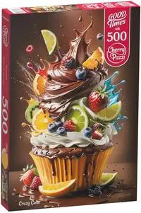Puzzle Cherry Pazzi din 500 de piese - Nebunie de tort