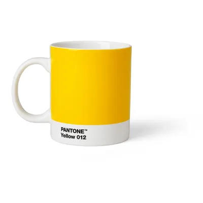 Cană galbenă din ceramică 375 ml Yellow 012 – Pantone