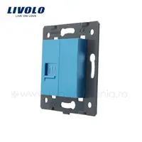 Modul Priza simpla rețea calculator, RJ45 Albastru
