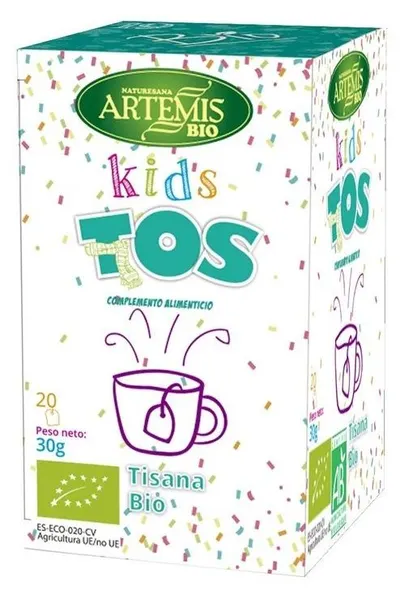 Kids Tos Tisana Ceai din plante pentru copii, 20 plicuri, Herbes del Moli
