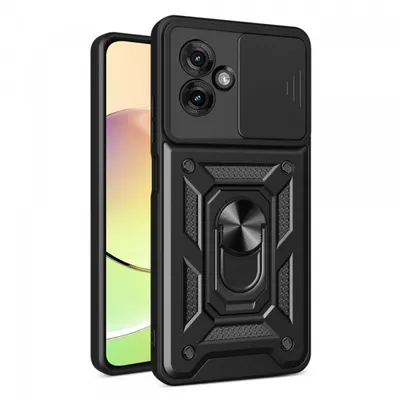 Husa pentru Motorola Moto G55, Techsuit, CamShield, Neagra