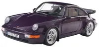 Model de colecție SOLIDO Contemporary: Automobile - Porsche 911 (964) Turbo, Violet Blue Metallic, 1990