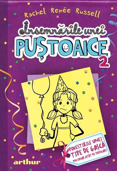 Povestirile unei tipe de gaşcă nu chiar atât de populare. Însemnările unei puştoaice (Vol. 2) - Hardcover - Rachel Renée Russell