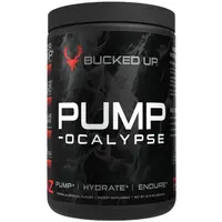 Pre-Workout cu Aroma de Zmeura Albastra, Bucked Up Pump-Ocalypse Blood Raz 388.95g