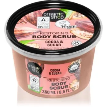 Organic Shop Body Scrub Cocoa & Sugar exfoliant pentru corp
