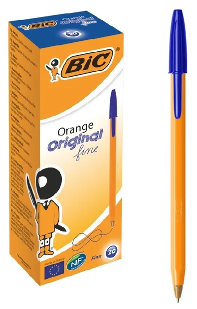 Pix BIC - Orange Fine, albastru, 20 buc