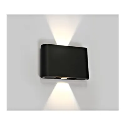 Sena LED, 2x6W, 2x400lm, 3000K, 230V, IP54,antracit