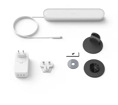 Lumină de fundal inteligentă Philips - Hue Play, cu adaptor, RGB, alb