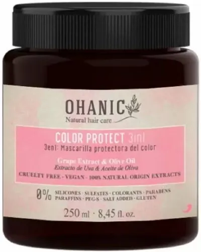 Ohanic Color Protect Masca pentru protecția culorii și îmbunătățirea texturii, 250 ml