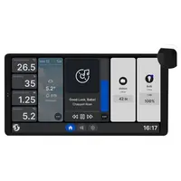 Display smart cu intrerupator integrat Shelly Wall display X 2 Silver, ecran 6.95" , integrare nativa home assistant 3800238072308