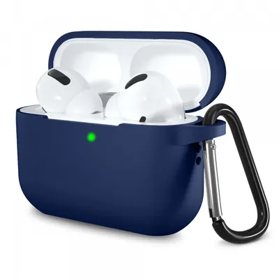 Husa Techsuit Silicone pentru Apple AirPods Pro Series, Bleumarin