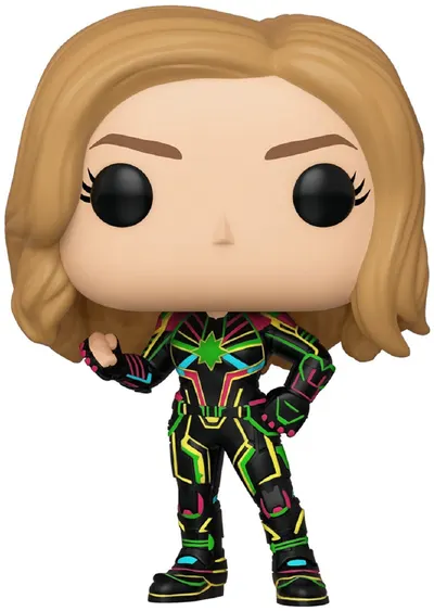Figurină Funko POP! Marvel: Captain Marvel - Captain Marvel (Glows in the Dark) (Special Edition) #516