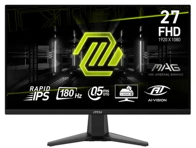 Monitor gaming MSI - MAG 275F, 27'', 180Hz, 0.5ms, negru