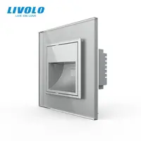 Lampa de orientare scara, cu rama de sticla Albastru