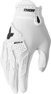 Manusi atv cross Thor Launchmode XP, culoare alb negru, marime XL