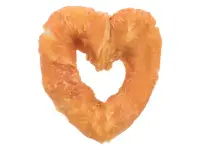 Recompense pentru caini Trixie Denta Fun Inima cu pui 10 cm