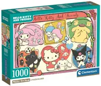 Puzzle Clementoni din 1000 piese Hello Kitty și prietenii, varianta 2