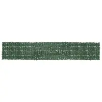 vidaXL Paravan de balcon, frunze verde închis, 600x100 cm
