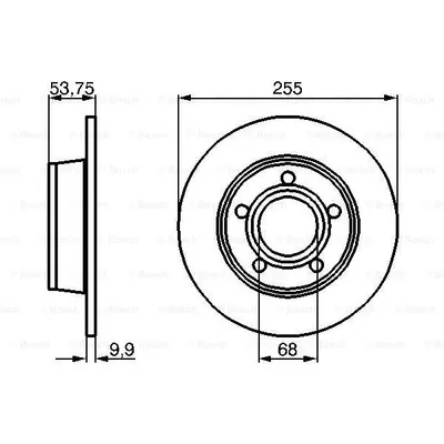 Disc frana BOSCH 0 986 478 704
