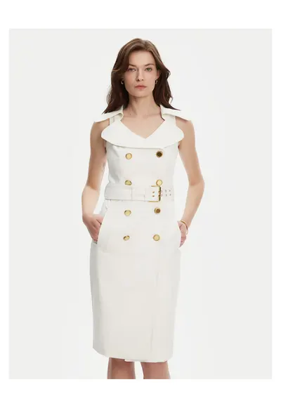 Rochie de cocktail de Marciano Guess - alba