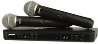 Sistem de microfon wireless Shure - BLX288E/B58-H8E, negru