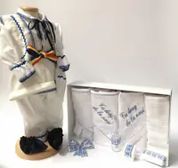 Set Costum National Victoras 7 si Trusou Botez Traditional